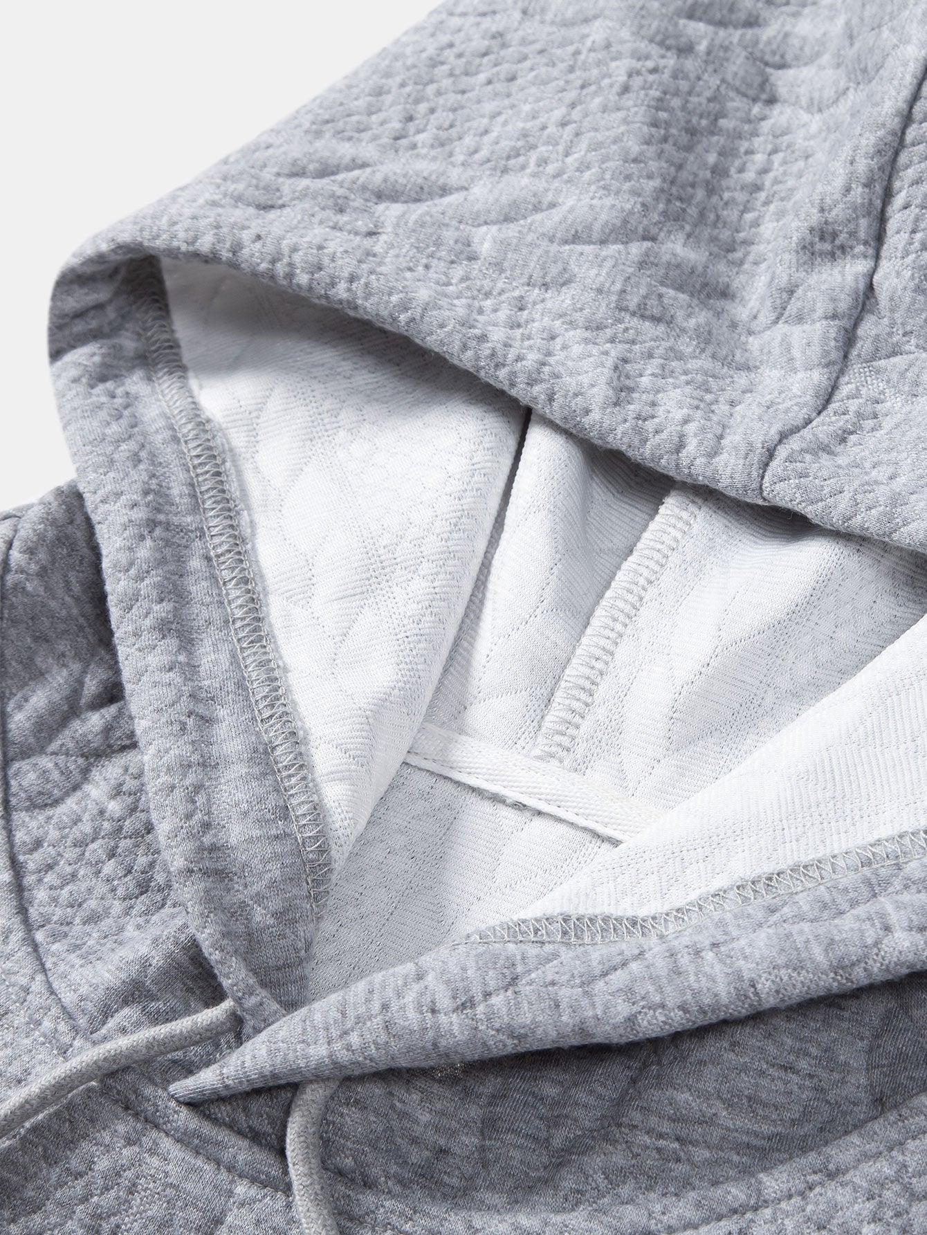 Bruce | Relax Fit Wheat Jacquard Hoodie - Image 6