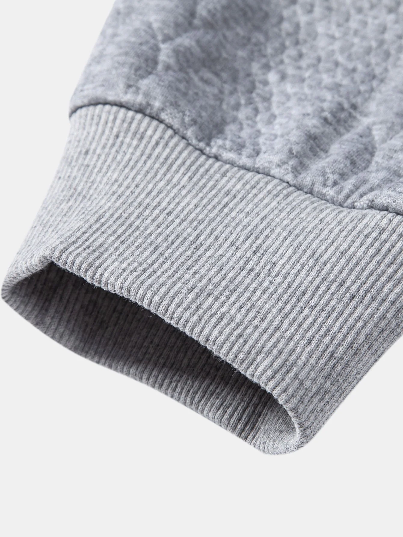 Bruce | Relax Fit Wheat Jacquard Hoodie - Image 9