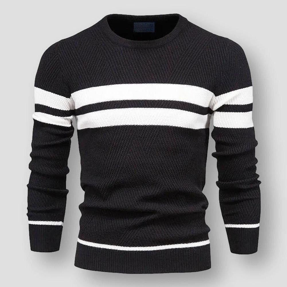 Bruno® | Men's Sweater With Stripes - Image 2
