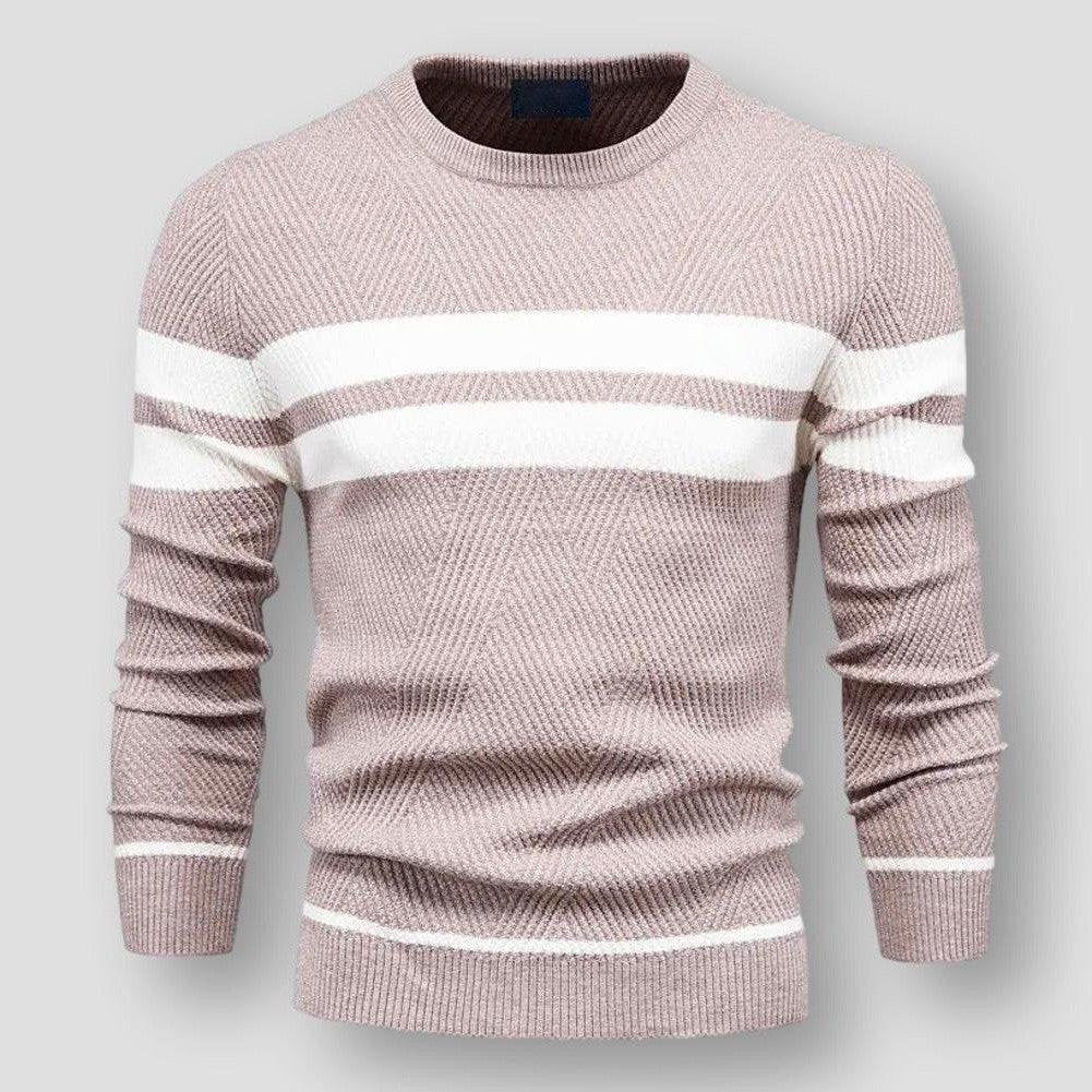 Bruno® | Men's Sweater With Stripes - Image 3