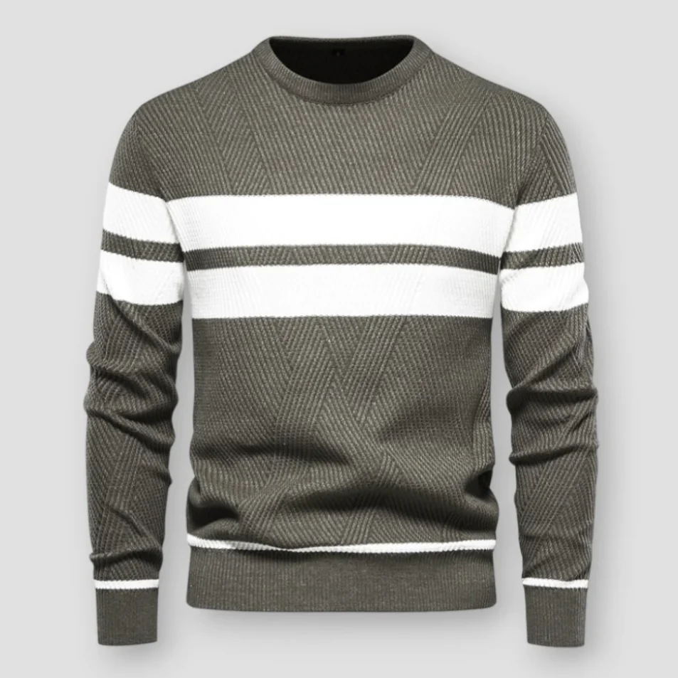 Bruno® | Men's Sweater With Stripes - Image 4