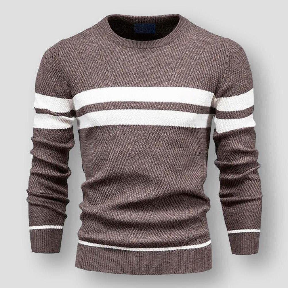 Bruno® | Men's Sweater With Stripes - Image 5