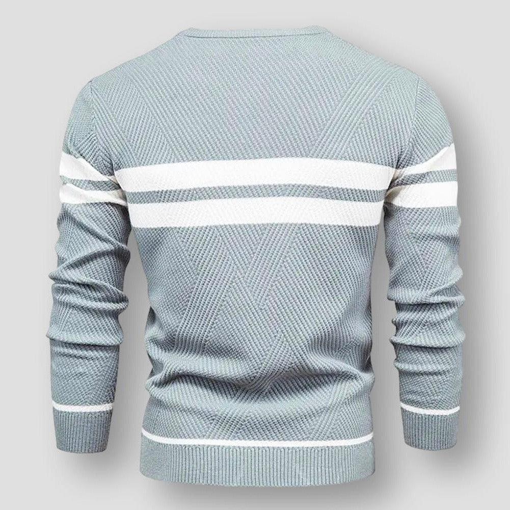 Bruno® | Men's Sweater With Stripes - Image 9