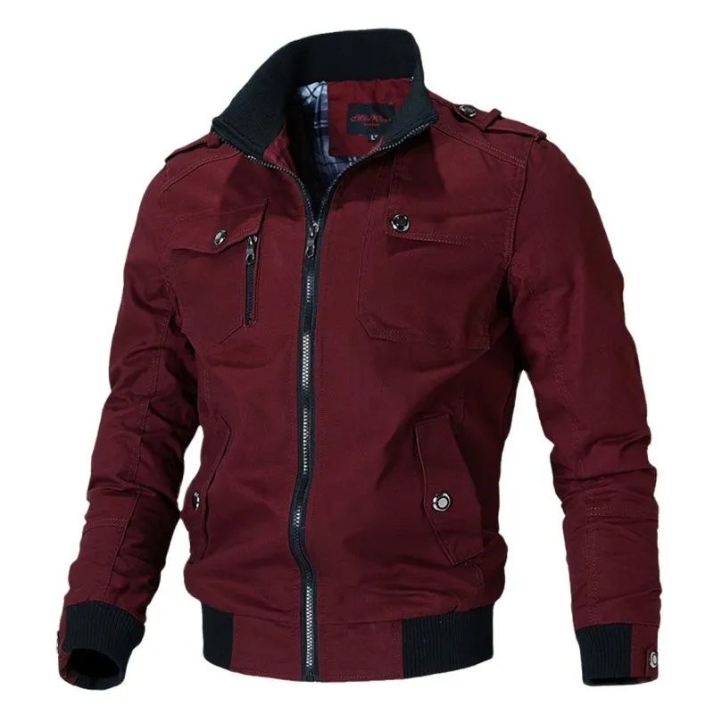 Bruno | Charlie Slim Fit Military Bomber Jacket - Image 3