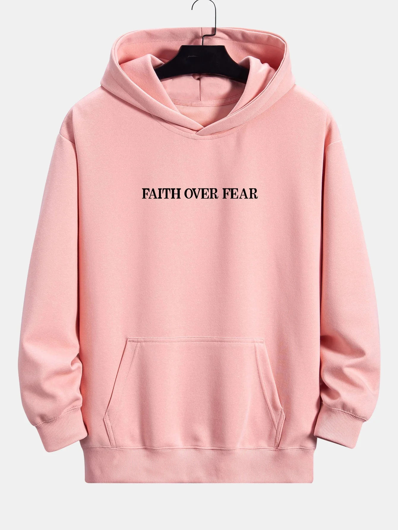 Bruno | Faith Over Fear Print Relax Fit Hoodie - Image 8