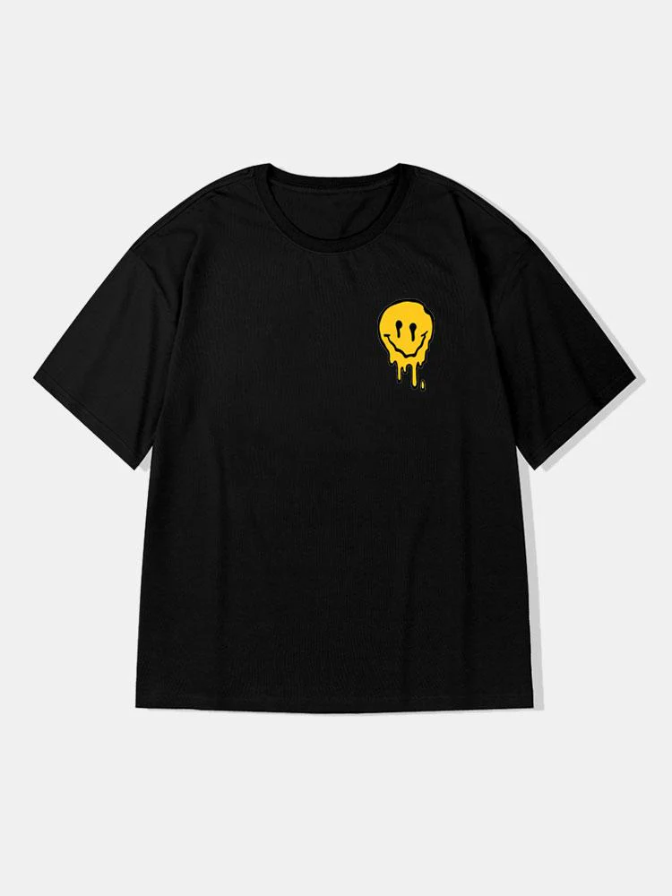 Buenaventura® | Smile Face Graphic Cotton T-Shirts - Image 2