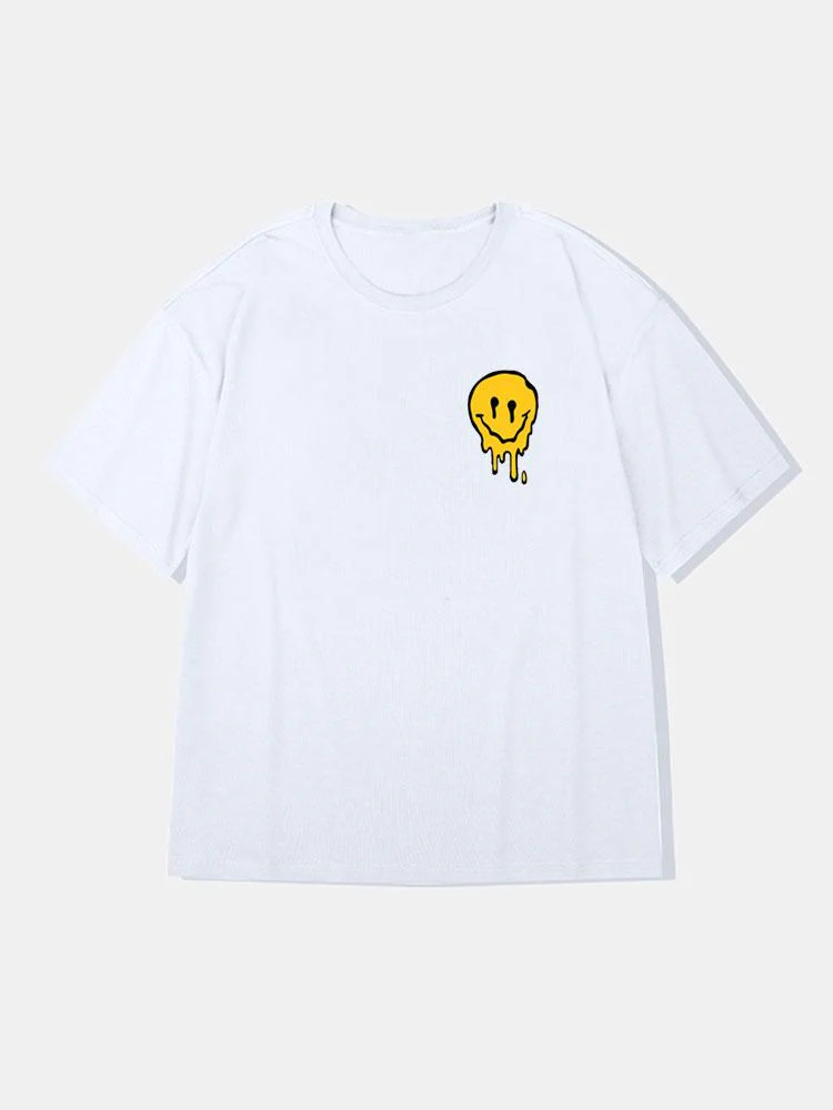Buenaventura® | Smile Face Graphic Cotton T-Shirts - Image 4