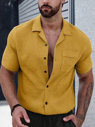 Burke® | Men's shirt with plain buttons and patch pockets - Image 12