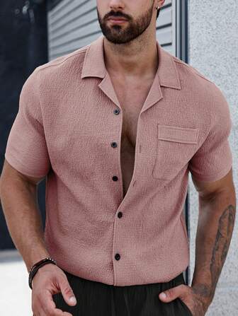 Burke® | Men's shirt with plain buttons and patch pockets - Image 16