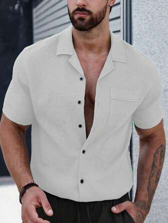 Burke® | Men's shirt with plain buttons and patch pockets - Image 4