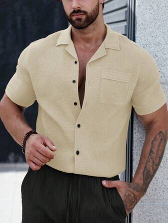 Burke® | Men's shirt with plain buttons and patch pockets - Image 8