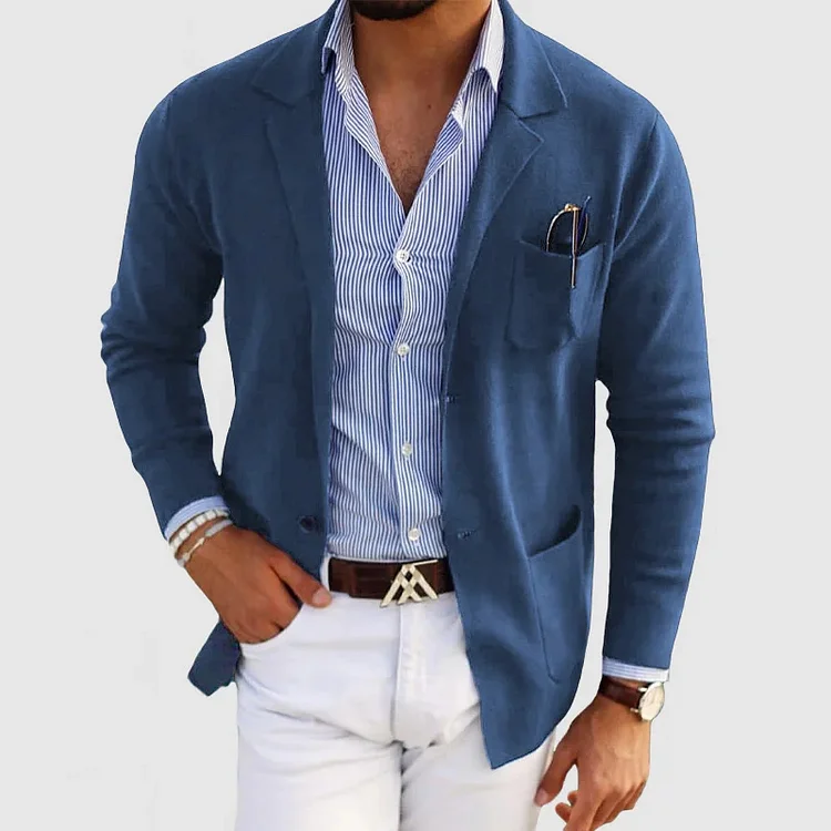 Burt | LUXURIOUS MEN'S BLAZER IN SOFT MATERIAL - Image 3