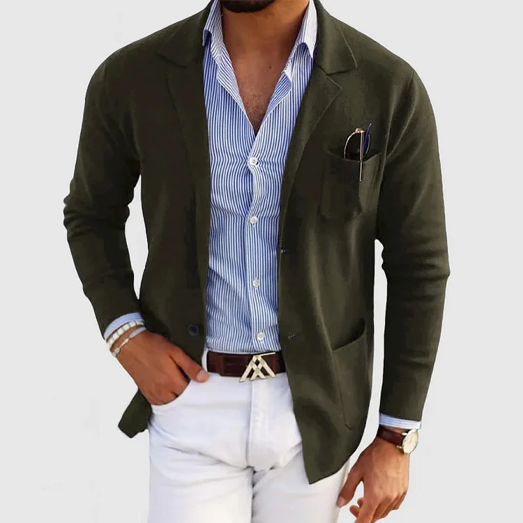 Burt | LUXURIOUS MEN'S BLAZER IN SOFT MATERIAL - Image 4