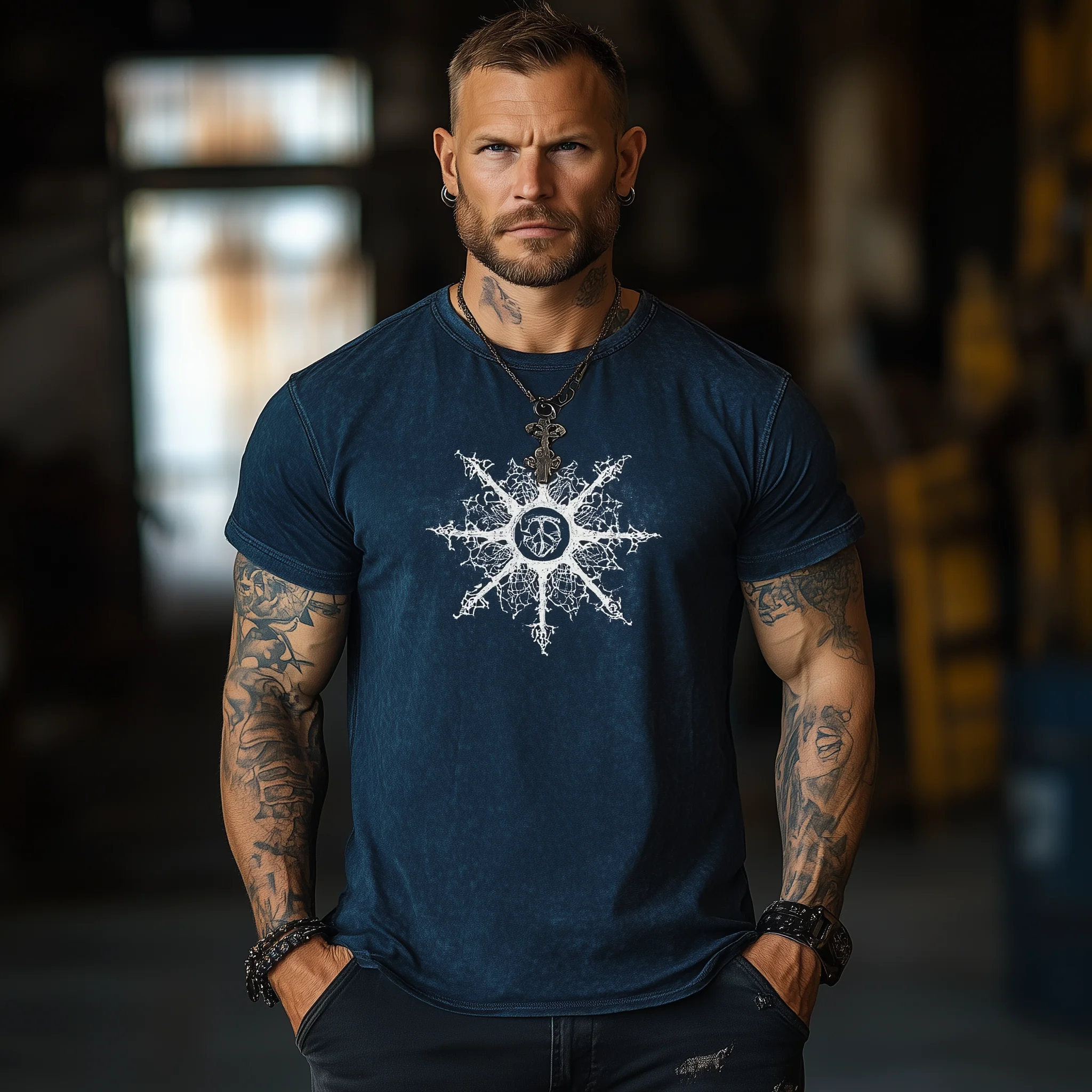 Burt | Men'S Summer Fashion Printed Cotton Blend Short-Sleeved T-Shirt - Image 4