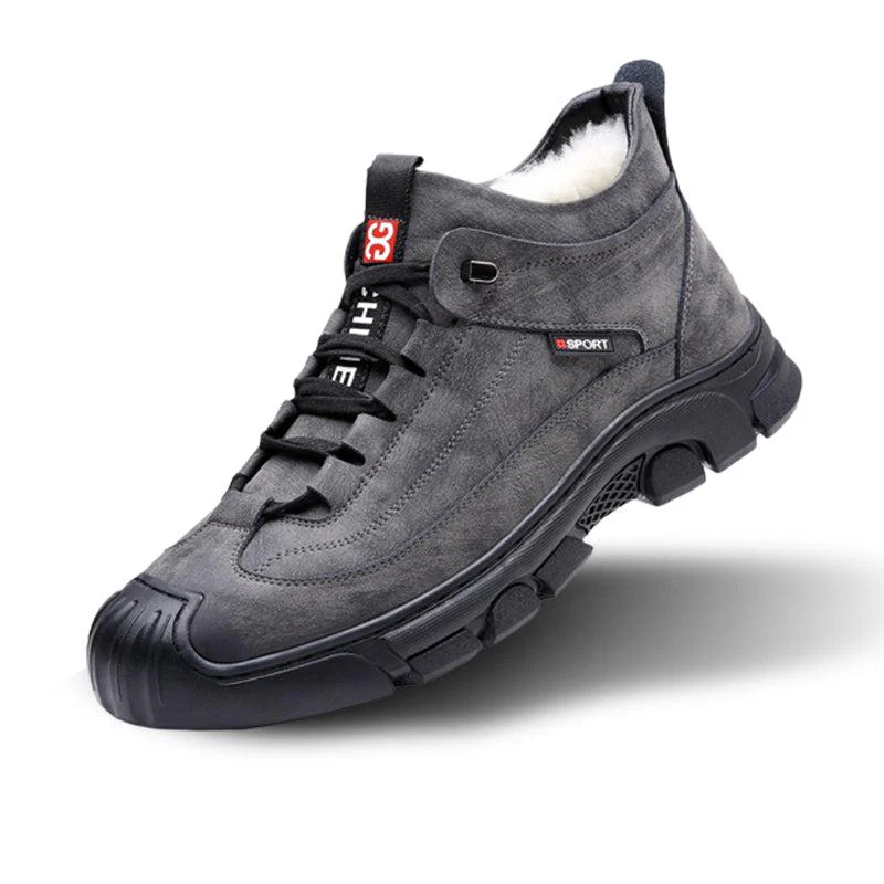 Caden® | Men's winter sneakers with faux fur lining - Image 10