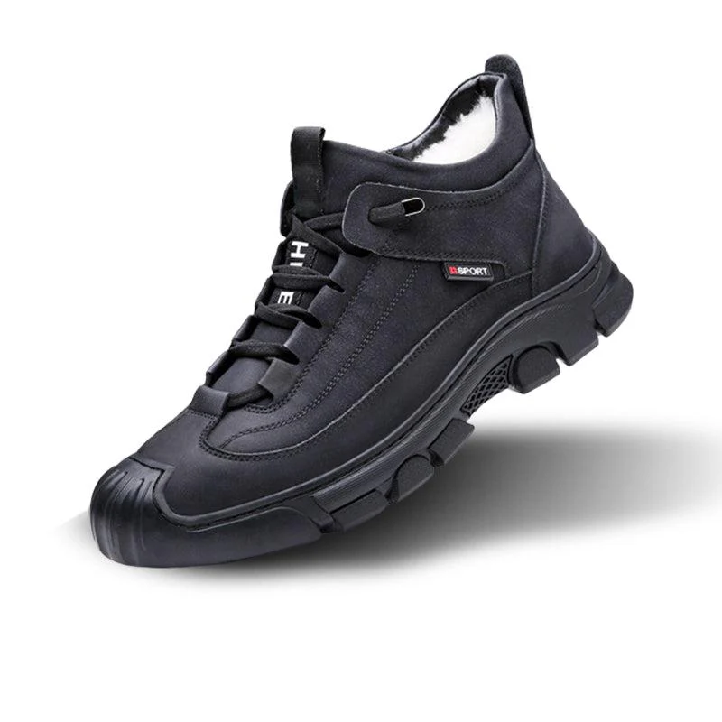 Caden® | Men's winter sneakers with faux fur lining - Image 11