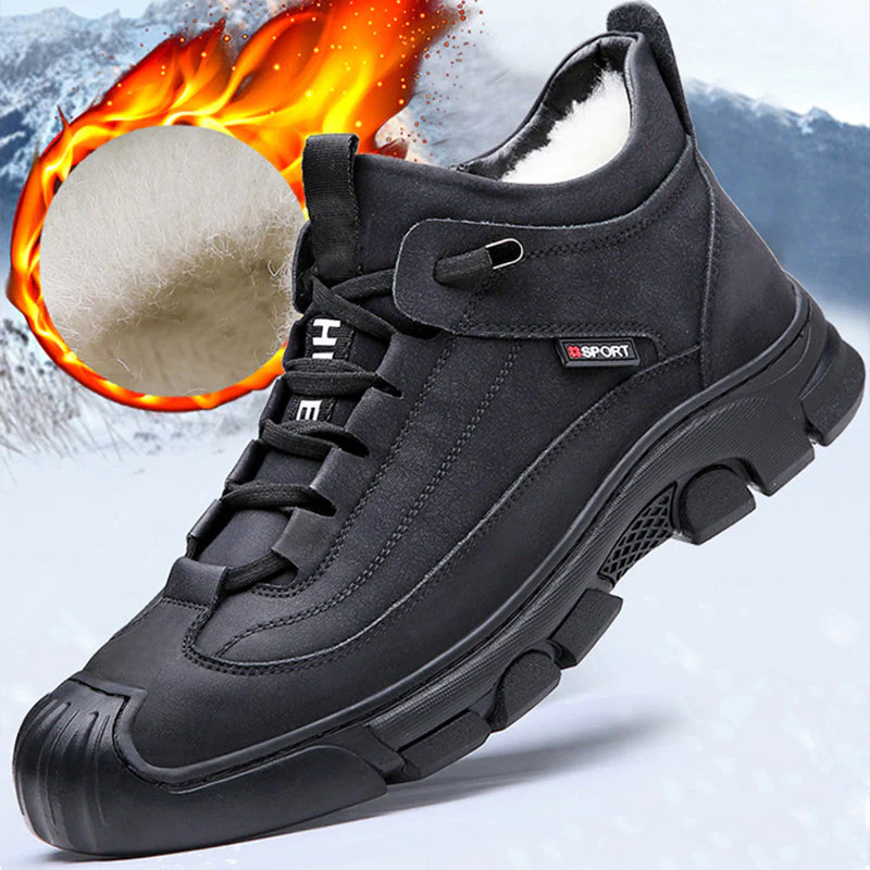 Caden® | Men's winter sneakers with faux fur lining - Image 2