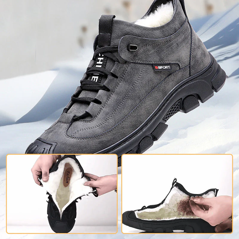 Caden® | Men's winter sneakers with faux fur lining - Image 3