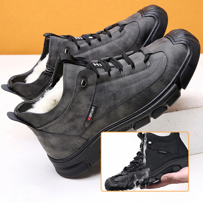 Caden® | Men's winter sneakers with faux fur lining - Image 7