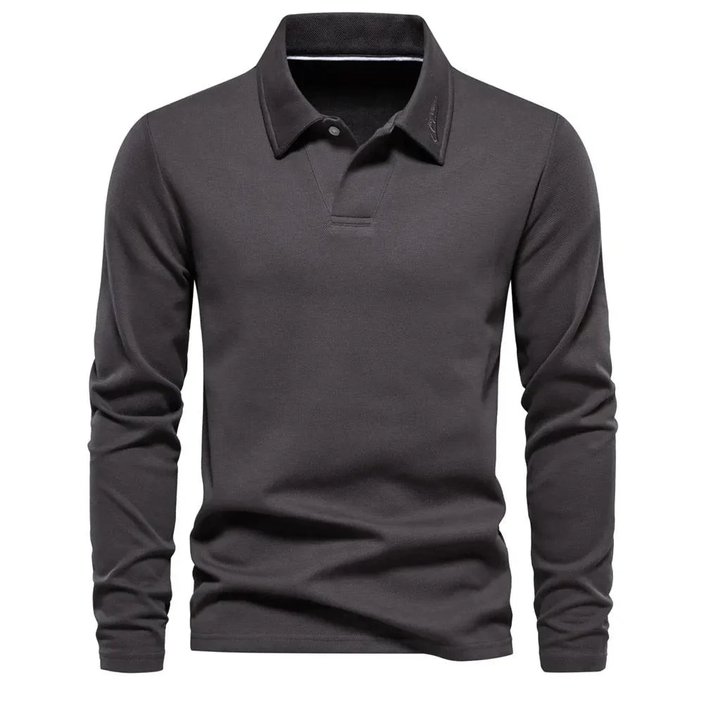 Cadogan® | Long Sleeve Polo - Image 4