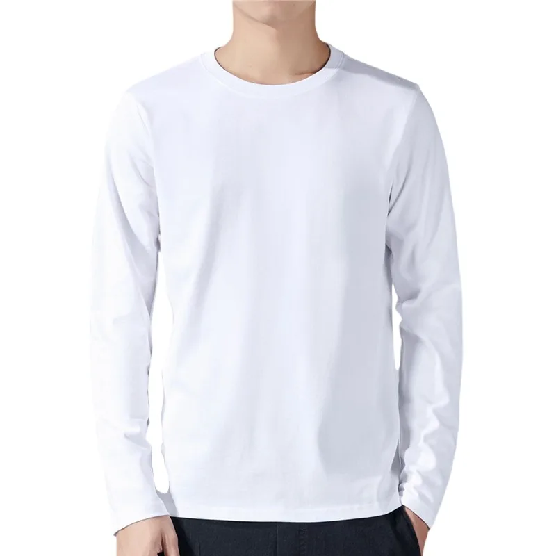 Caedmon® | Long Sleeve Cotton T-Shirts For Men - Image 4