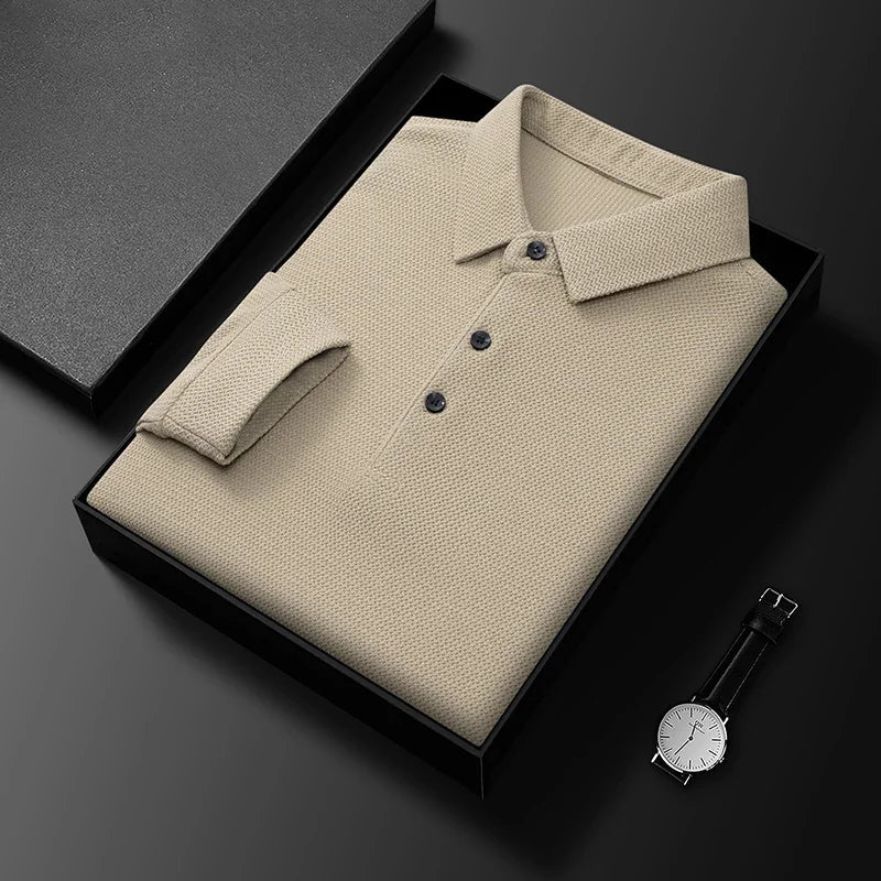 Caius® | Comfortable polo with long sleeves - Image 3