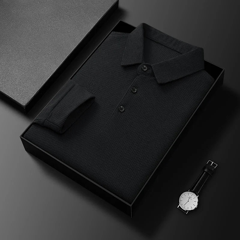 Caius® | Comfortable polo with long sleeves - Image 9