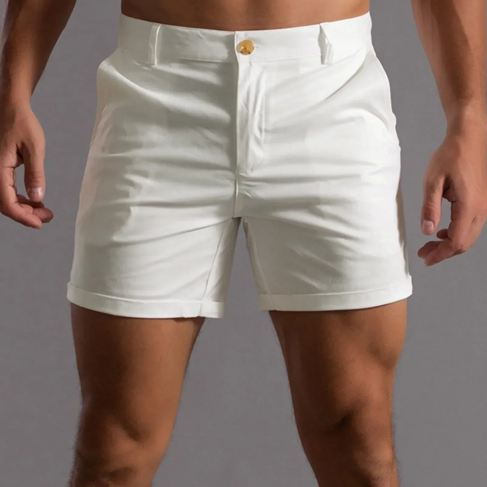 Caleb® | Casual Cotton Shorts - Image 3