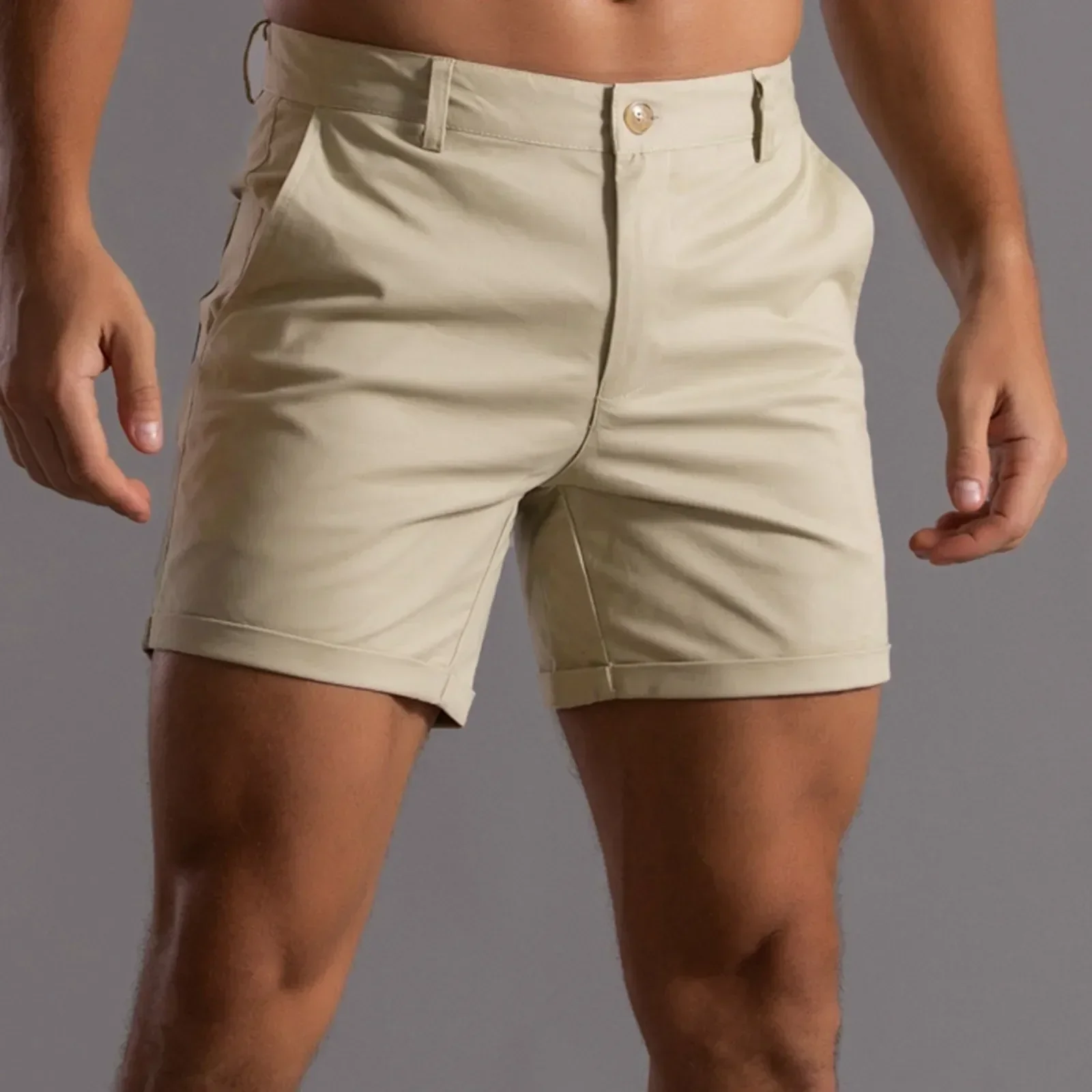 Caleb® | Casual Cotton Shorts - Image 4