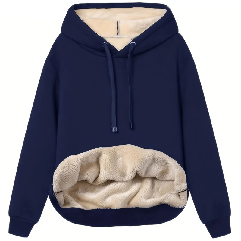 Calisto | Plush-lined hoodie with cozy interior for women - Image 5
