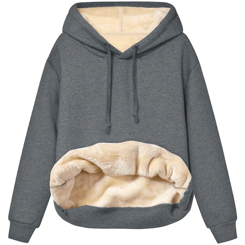 Calisto | Plush-lined hoodie with cozy interior for women - Image 6