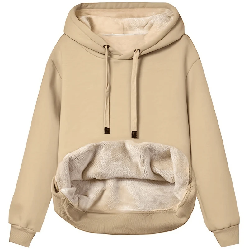 Calisto | Plush-lined hoodie with cozy interior for women - Image 8