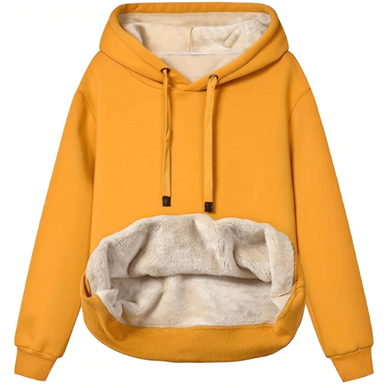 Calisto | Plush-lined hoodie with cozy interior for women - Image 9