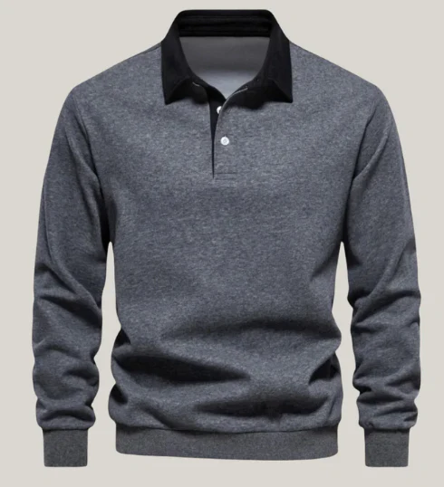 Cambell® | Modern Basic Polo Long Sleeves - Image 5