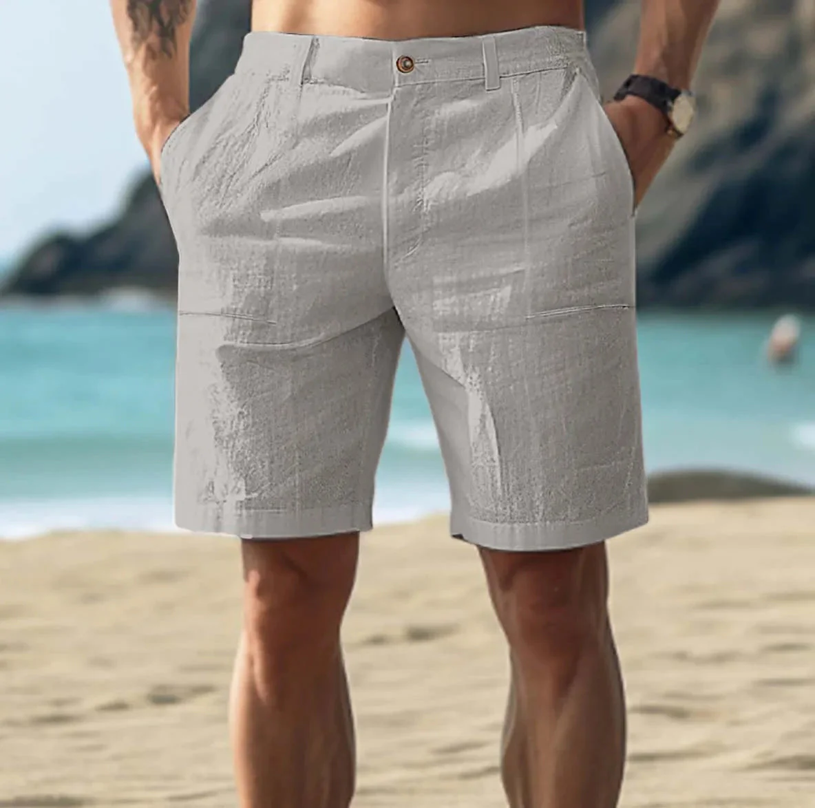 Camden® | Elegant Summer Shorts Made Of Linen - Image 3
