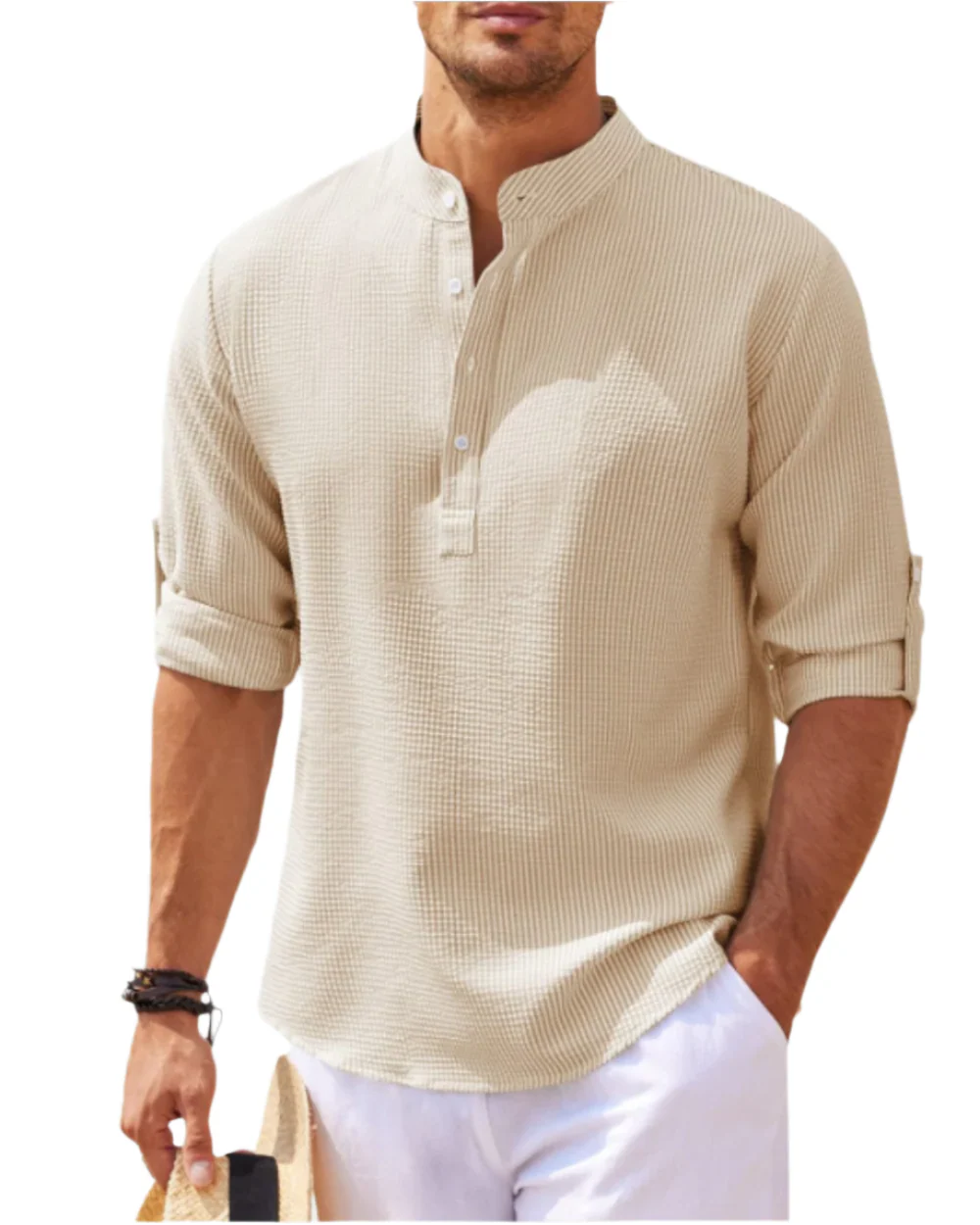 Cameron | Long Sleeved Polo Shirt - Image 6
