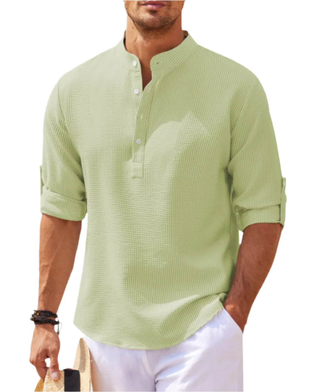 Cameron | Long Sleeved Polo Shirt - Image 9