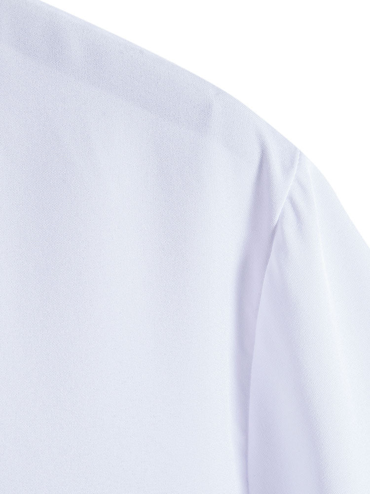 Camilo® | Palm Tree Print Stand Collar Shirt - Image 8