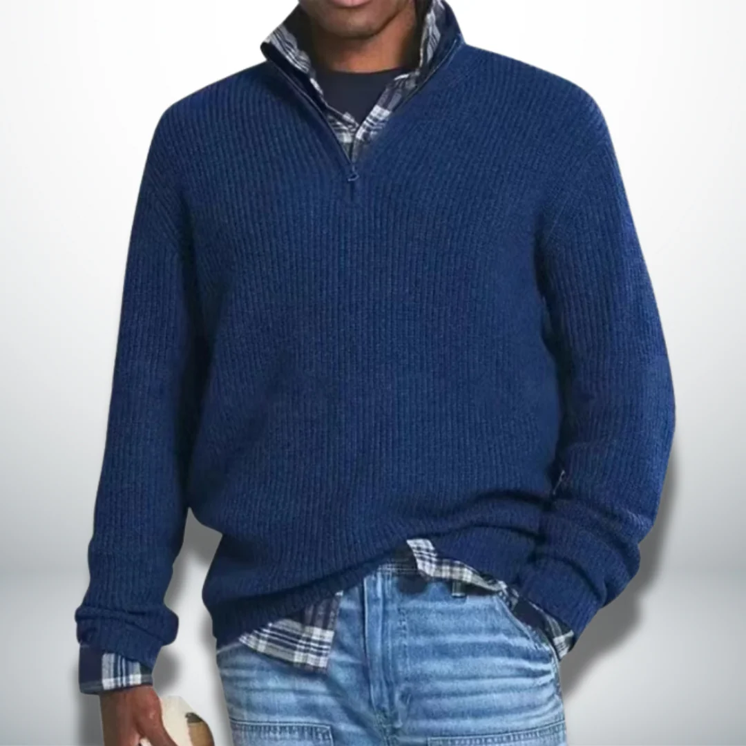 Camilo® | Warm sweater with collar - Image 2