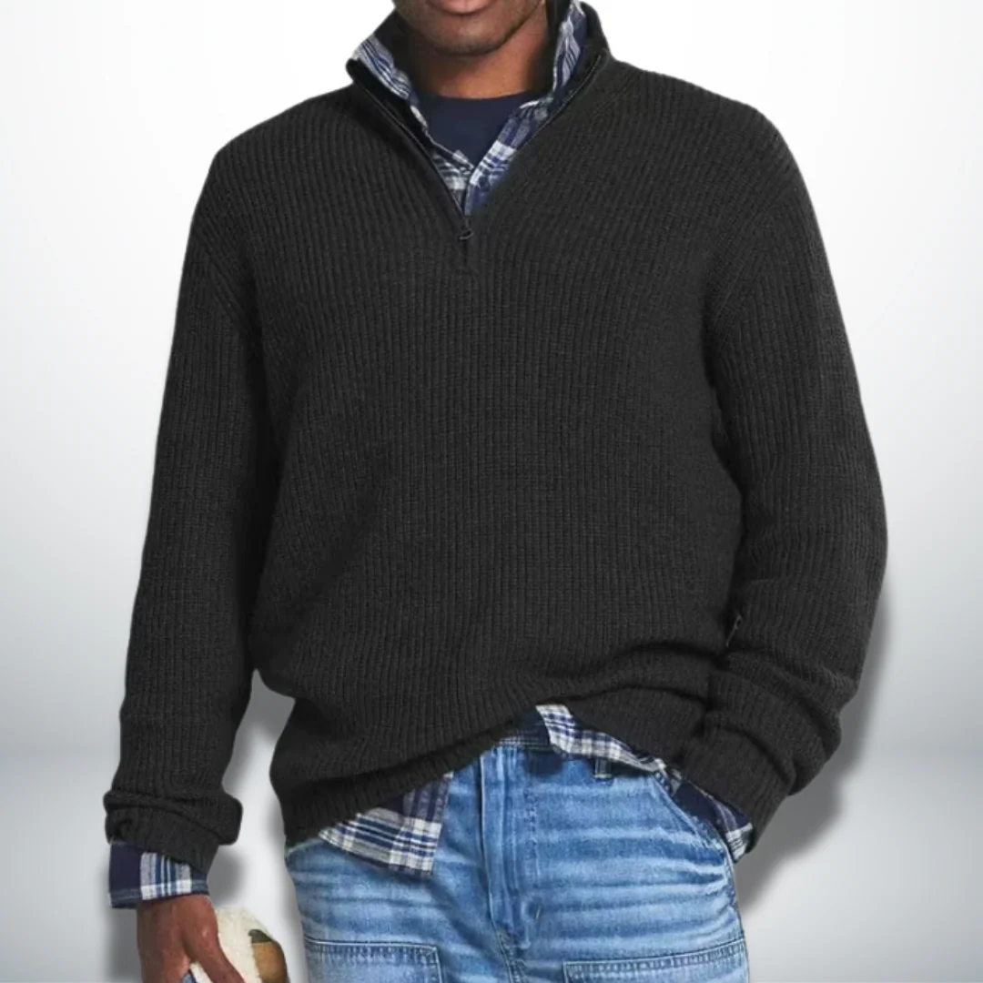 Camilo® | Warm sweater with collar - Image 3