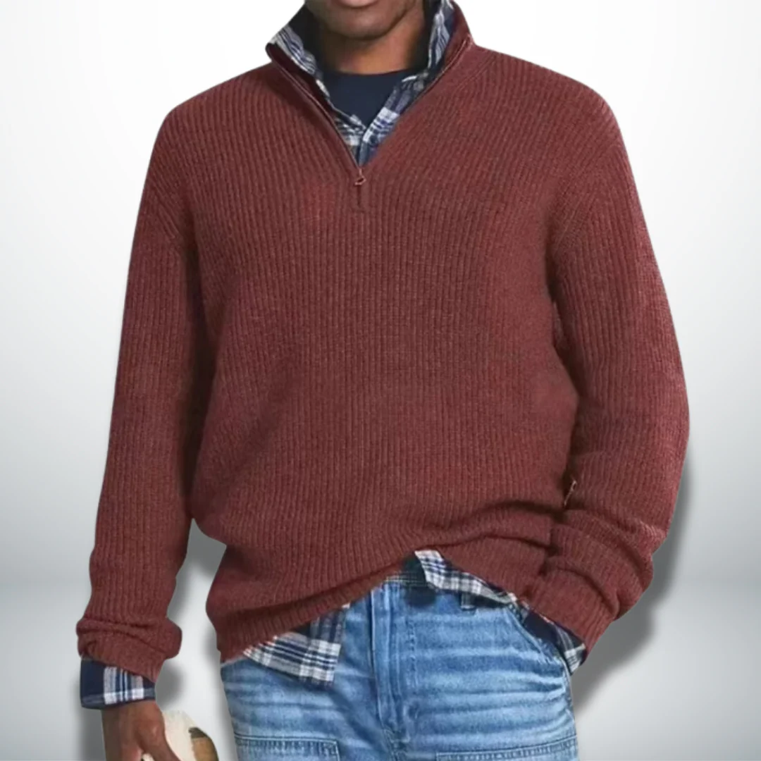 Camilo® | Warm sweater with collar - Image 5