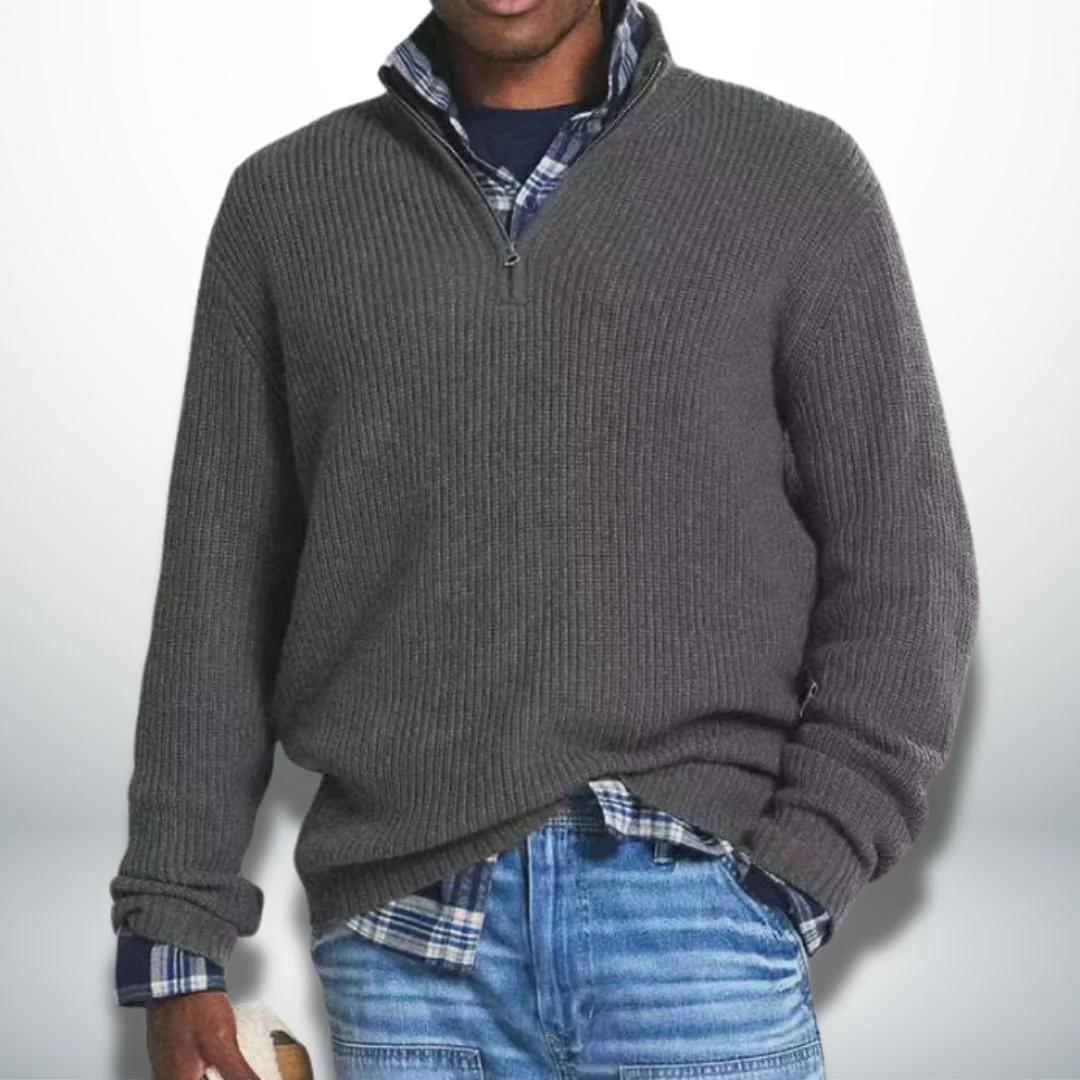 Camilo® | Warm sweater with collar - Image 6