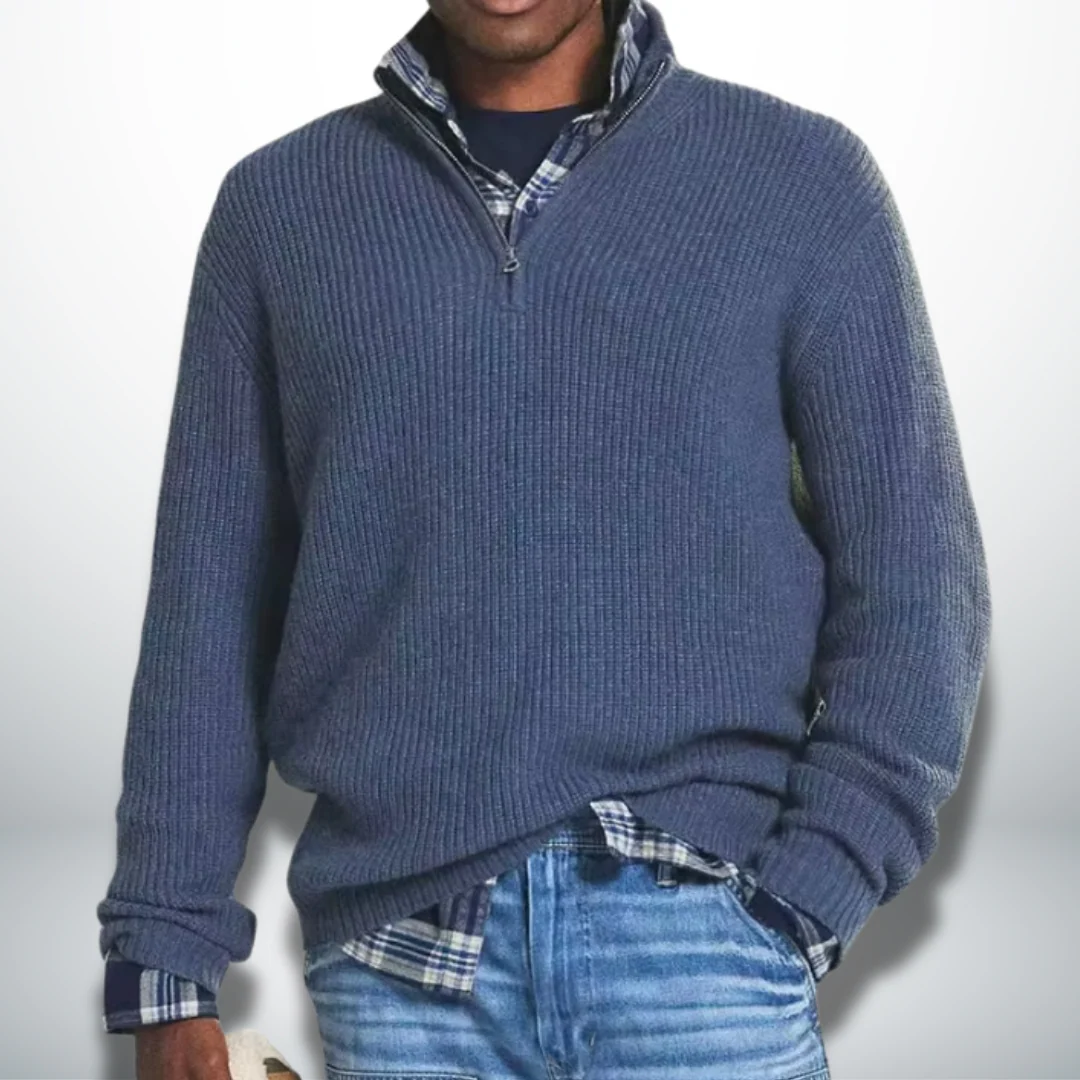 Camilo® | Warm sweater with collar - Image 8