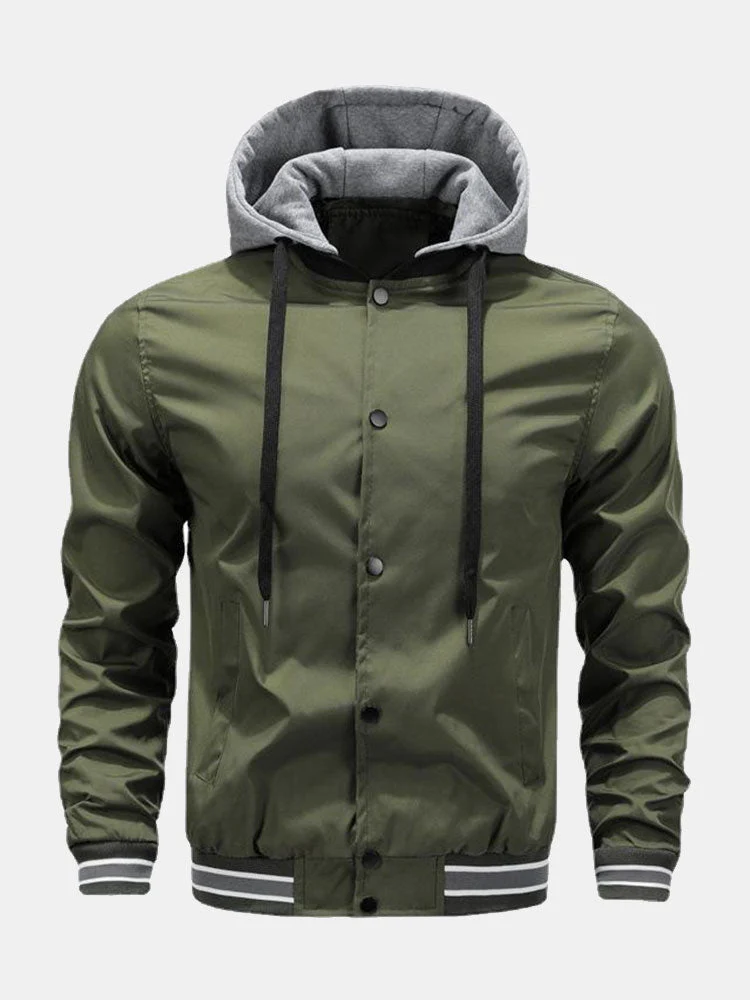 Camilo | Detachable Hooded Bomber Jacket - Image 3