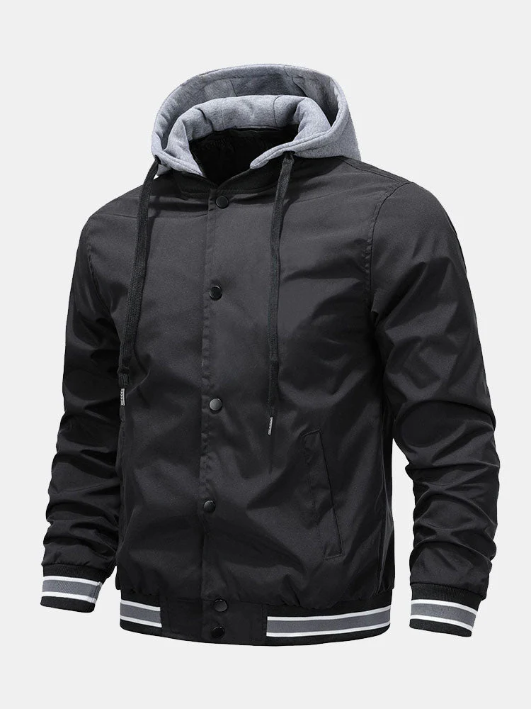 Camilo | Detachable Hooded Bomber Jacket - Image 4