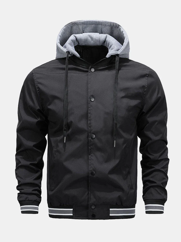 Camilo | Detachable Hooded Bomber Jacket - Image 5