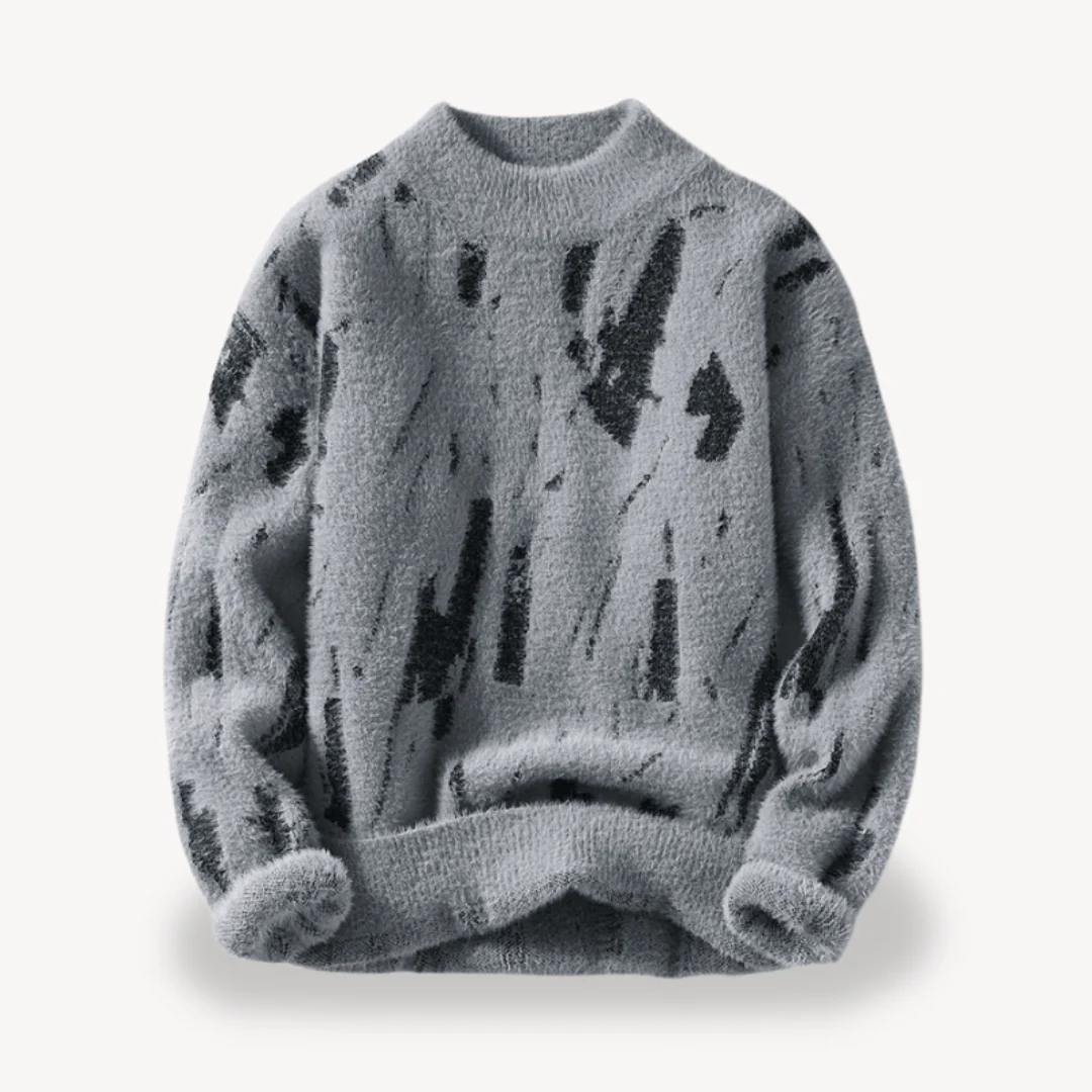 Canuto® | Men’s Sweater with Abstract Pattern - Image 3