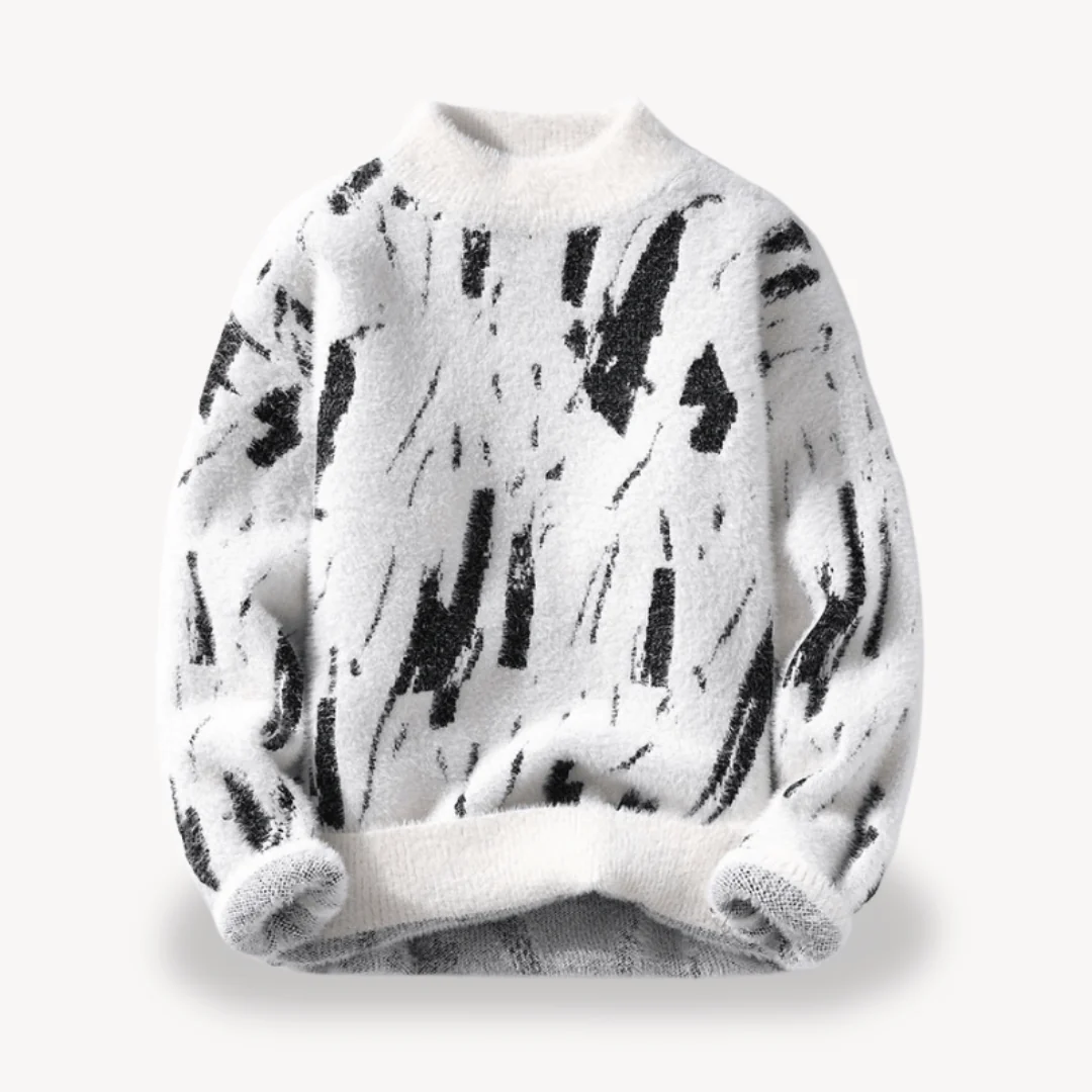 Canuto® | Men’s Sweater with Abstract Pattern - Image 4
