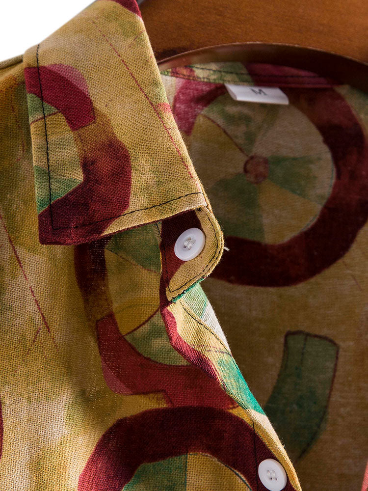 Carlos® | Abstract Print Shirt - Image 3