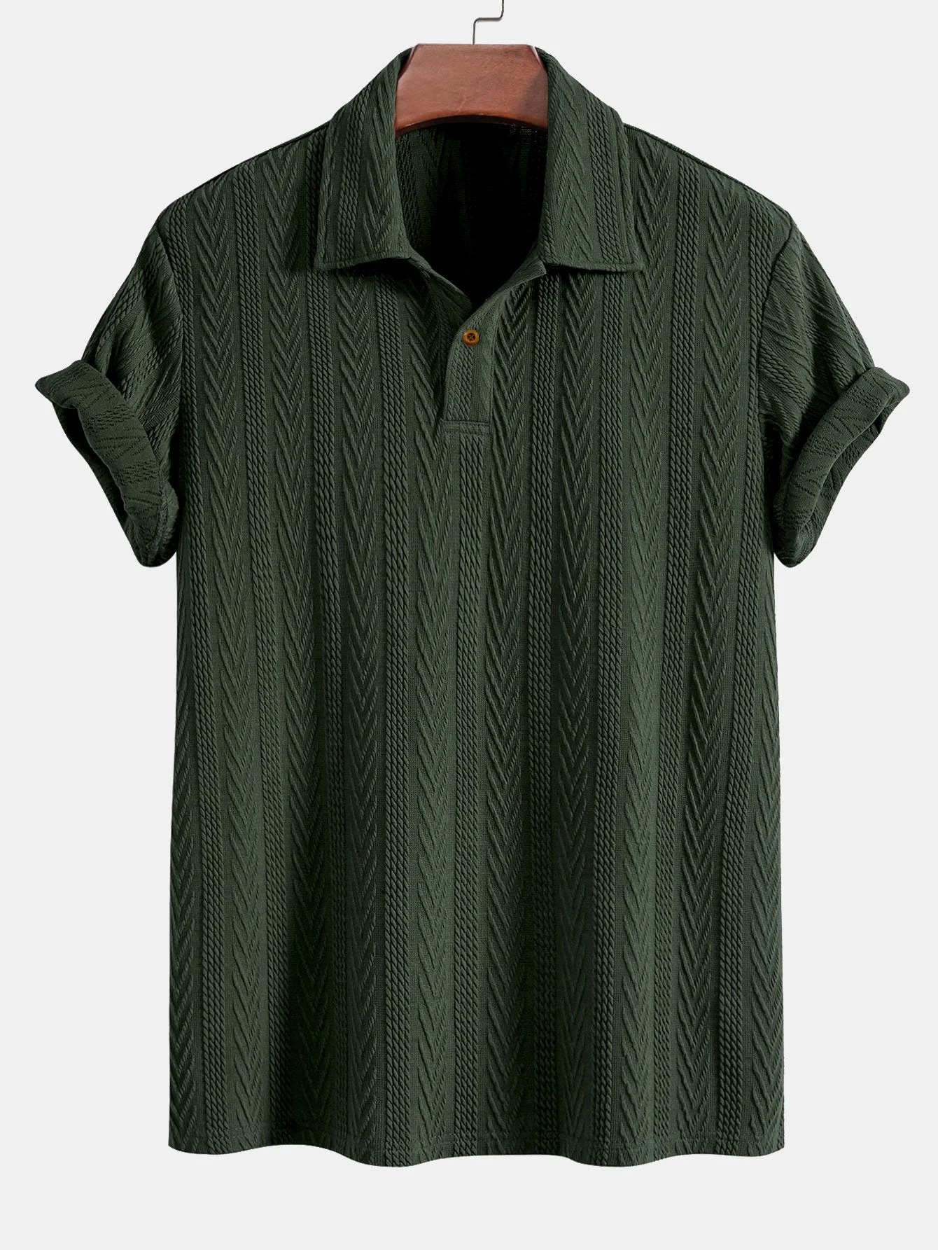 Carlos® | Short Sleeve Jacquard Polo - Image 2